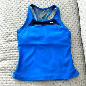 Nike Blue sports top Dry Fit Size S
